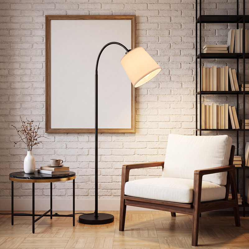160cm Matte Traditional Floor Lamp
