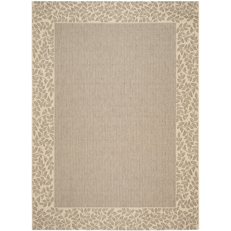 Tapis d'intérieur / extérieur à fleurs Herefordshire Performance, Rectangle 9 pi x 12 pi