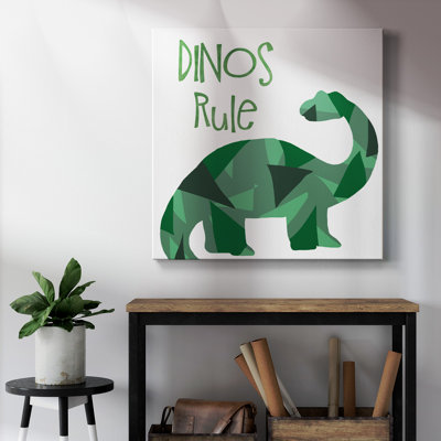 Toile tendue avec châssis Dinos