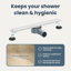  360° Shower Drain With Slim Model Silver Stainless Steel 304 Bathroom