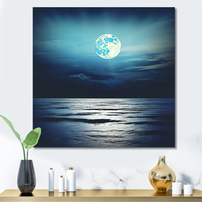 " Super Moon Over The Sea III "