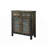 Glancio Console Table In Antique  & Teal 97253