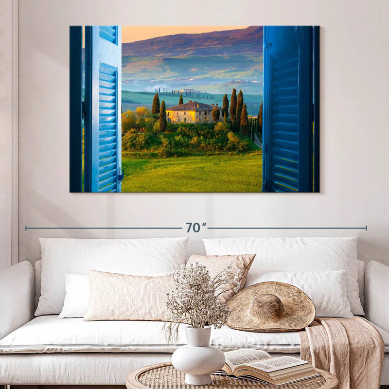 Ravi Tuscany Farm, 34" H x 51" W