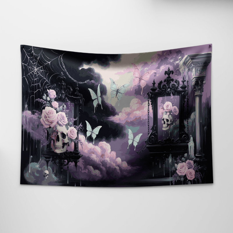 Tapisserie murale Halloween, 68 po x 80 po
