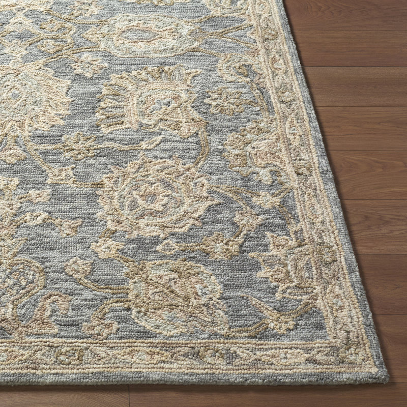 Moroccan Wool Hand Tufted Area Rug, Rectangle 183 x 274 cm