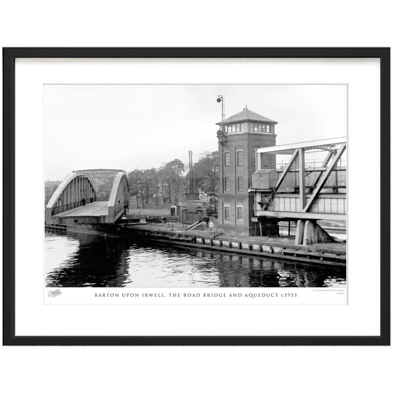 Barton Upon Irwell, The Road Bridge And Aqueduct C1955 by Francis Frith - Single Picture Frame Print