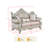  Assago 73" Upholstered Victorian Loveseat 