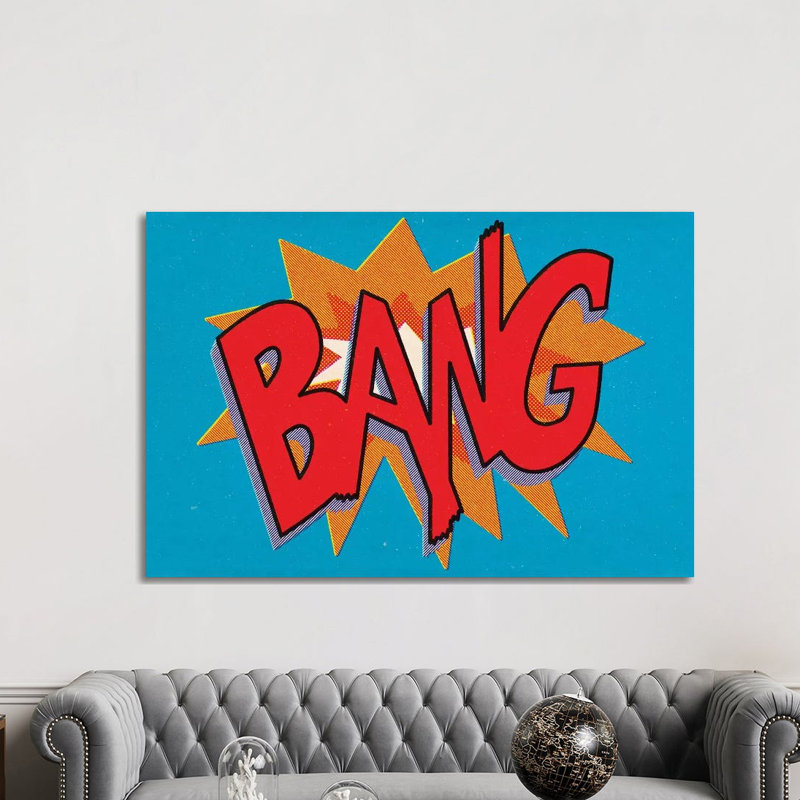 Bang by Joseph McDermott - Print on Canvas, 66.04 cm H x 45.72 cm W x 3.175 cm D, Wrapped Canvas