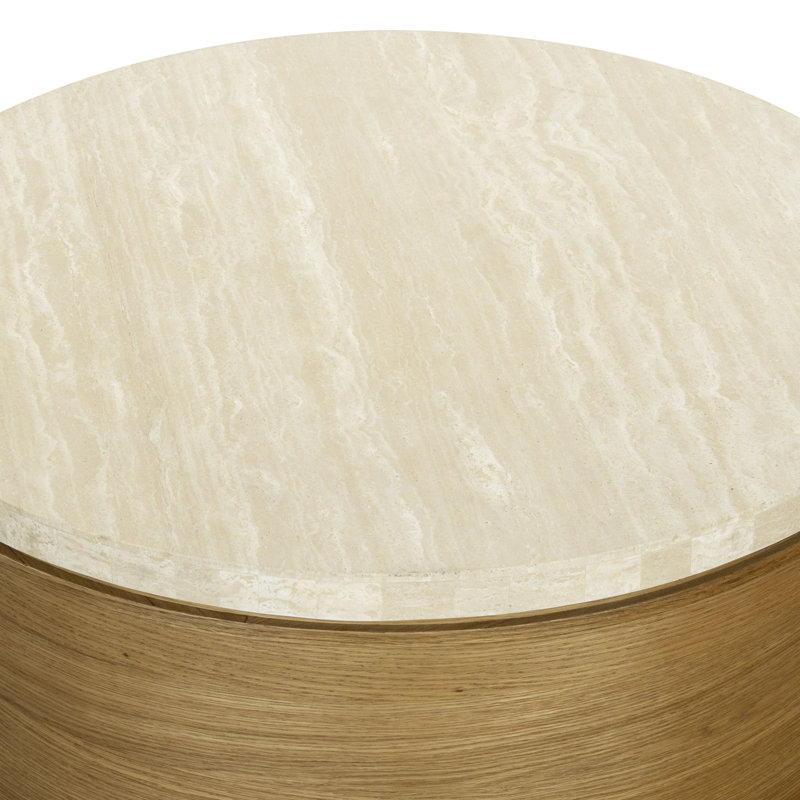 Table basse Alysandria, Brown Oak