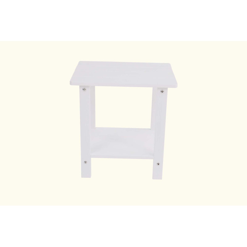 A Wooden-Textured Imitation Wood Side Table, Simple Yet With A Rich Texture, With A Small Tabletop And Is Suitable For Outdoor Picnics
