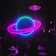 14" LED Novelty Planet Neon Sign