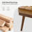 Anahli 36.25" W Genuine Leather Ottoman with Solid Wood Legs-1510453060