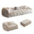 Beige Polyester 3 - Piece Living Room Set