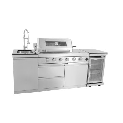 Sink Cabinet With Tap Stainless Steel Outdoor Kitchen Islands