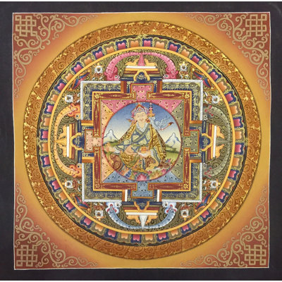 Guru Rinpoche Mandala Thangka/Guru Padmasambhava (Brocadeless Thangka)