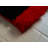 Jakelyn Shag Abstract Designed Red/Black Area Rug-468688295