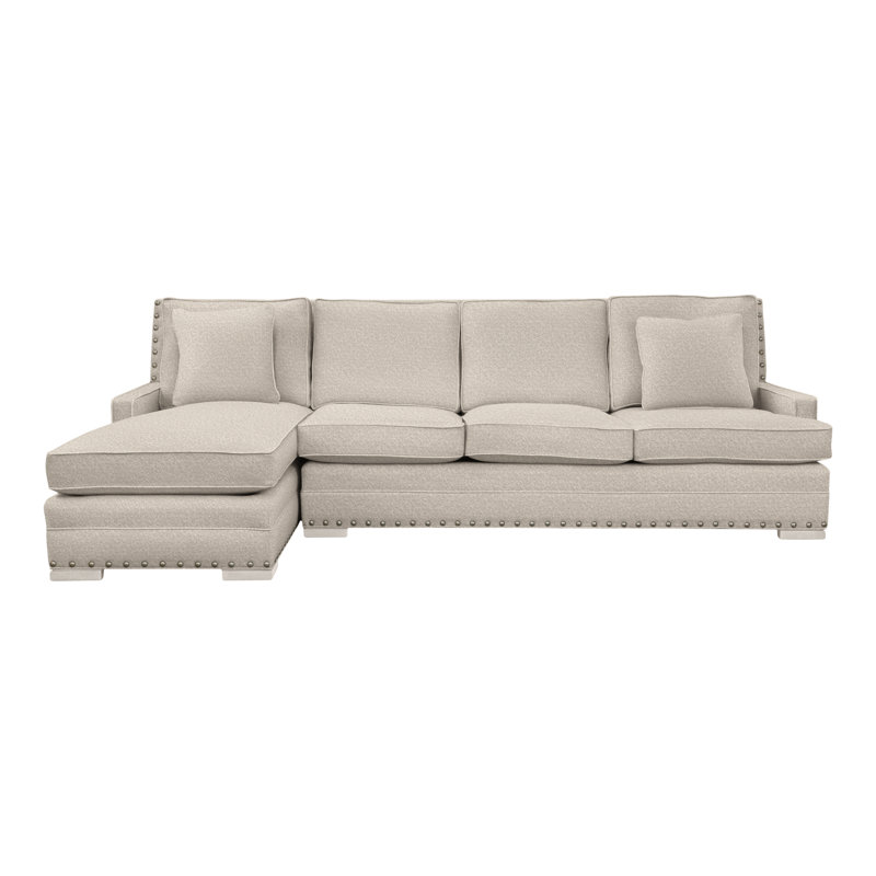 American Bungalow 2-Piece Riverside Chaise Sectional, Yes, Casa Blanca, Ozark Marina