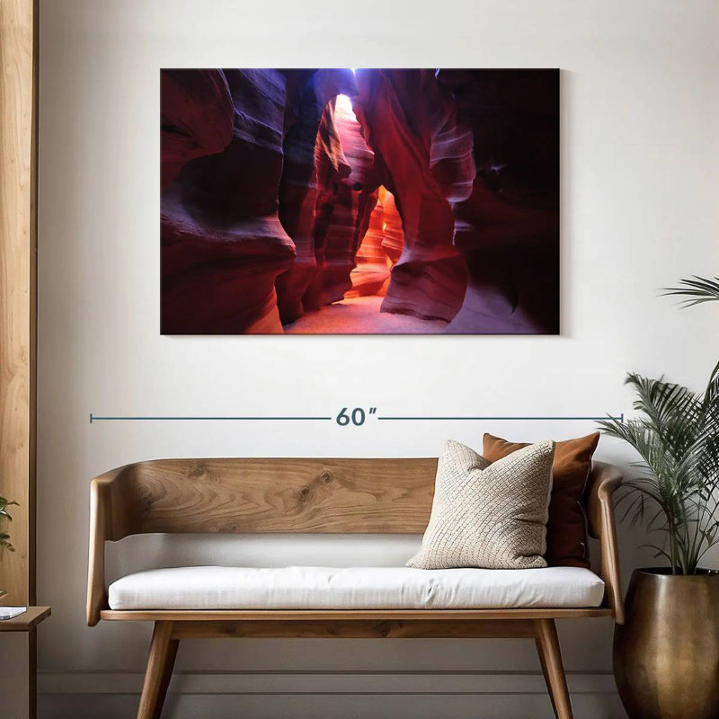 Rayons de soleil Alvord Antelope Canyon, H 30 po x l 45 po