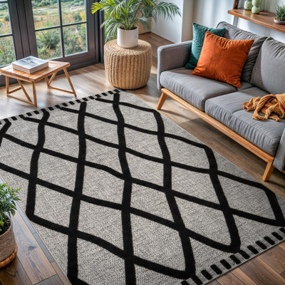Modern High-Low Indoor Area Rug