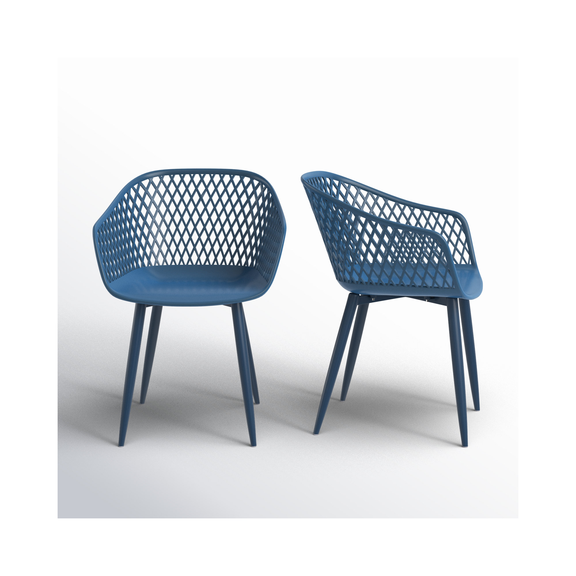 Newark Patio Dining Armchair, Blue