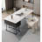 High-End Light Luxury Computer Desk with Sintered Stone Top-241289615-241289600
