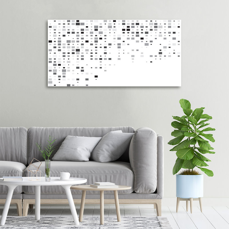 Abstraction Squares - Wrapped Canvas Print