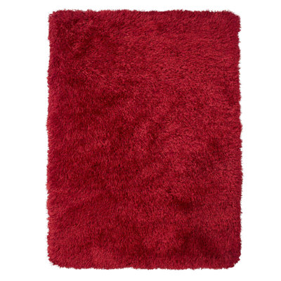Hetzel area rug Hand Tufted Rectangle Red