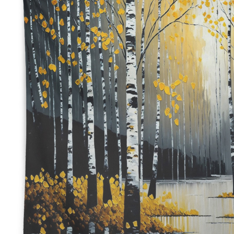 - Tapisserie murale paysage, H 32 po x l 39 po