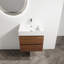 Meuble-lavabo mural 24 po avec lavabo en résine, 2 tiroirs à fermeture en douceur, ensemble KD-1049858597-1049858599