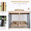 Balancelle d'extérieur, abri de jardin à 3 niveaux, beige, 3 places, beige
