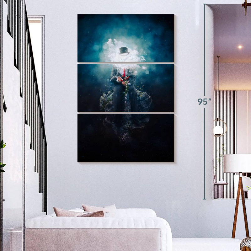 Kelan Man's Patience, 74" H x 48" W