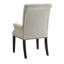 Fauteuil capitonné beige Ferayh