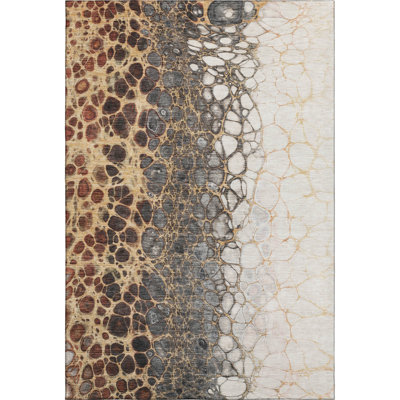 Premium Machine Washable Kolten Ivory Rug