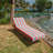 Chaise Lounge Cover Towel With Pocket, Pack Of 2, Striped 100% Cotton Cabana Chair Cover For Beach, Pool And Outdoor Lounge Chairs, Crabapple/pool Blue