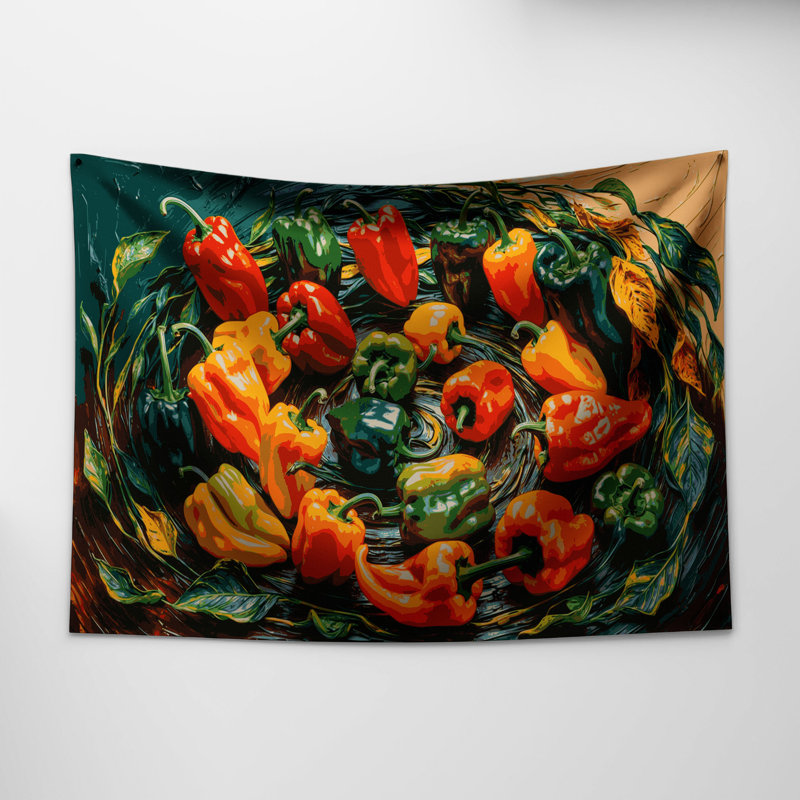 Tapisserie murale Habanero, 88 po x 104 po