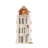 Beige Modern Solid wood rotating bookshelf