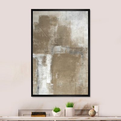«Brown Meets Gre Y», art mural moderne et contemporain sur toile