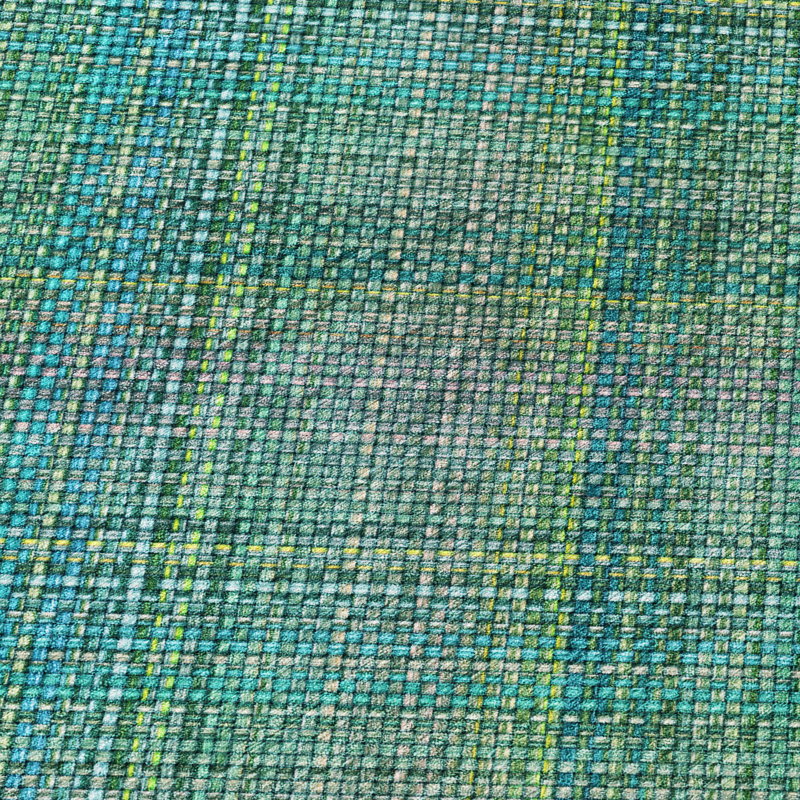 Machine Washable Indoor/Outdoor Chantille ACN2880 Plaid Rug, Teal, 9' x 12'