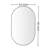 Wall Mirror Metal Oval Mirror-1129459293
