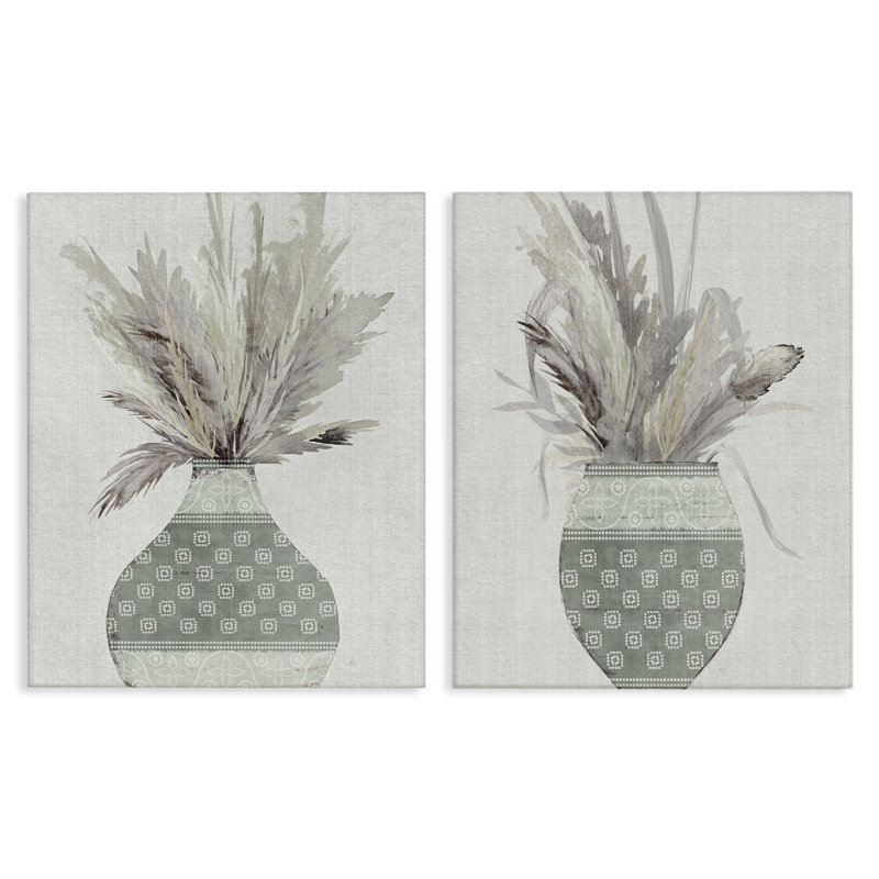 Ensemble d'art mural sur toile Boho, H 20 po x l 16 po