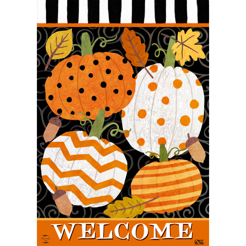 Fall Celebration Pumpkins Garden Flag