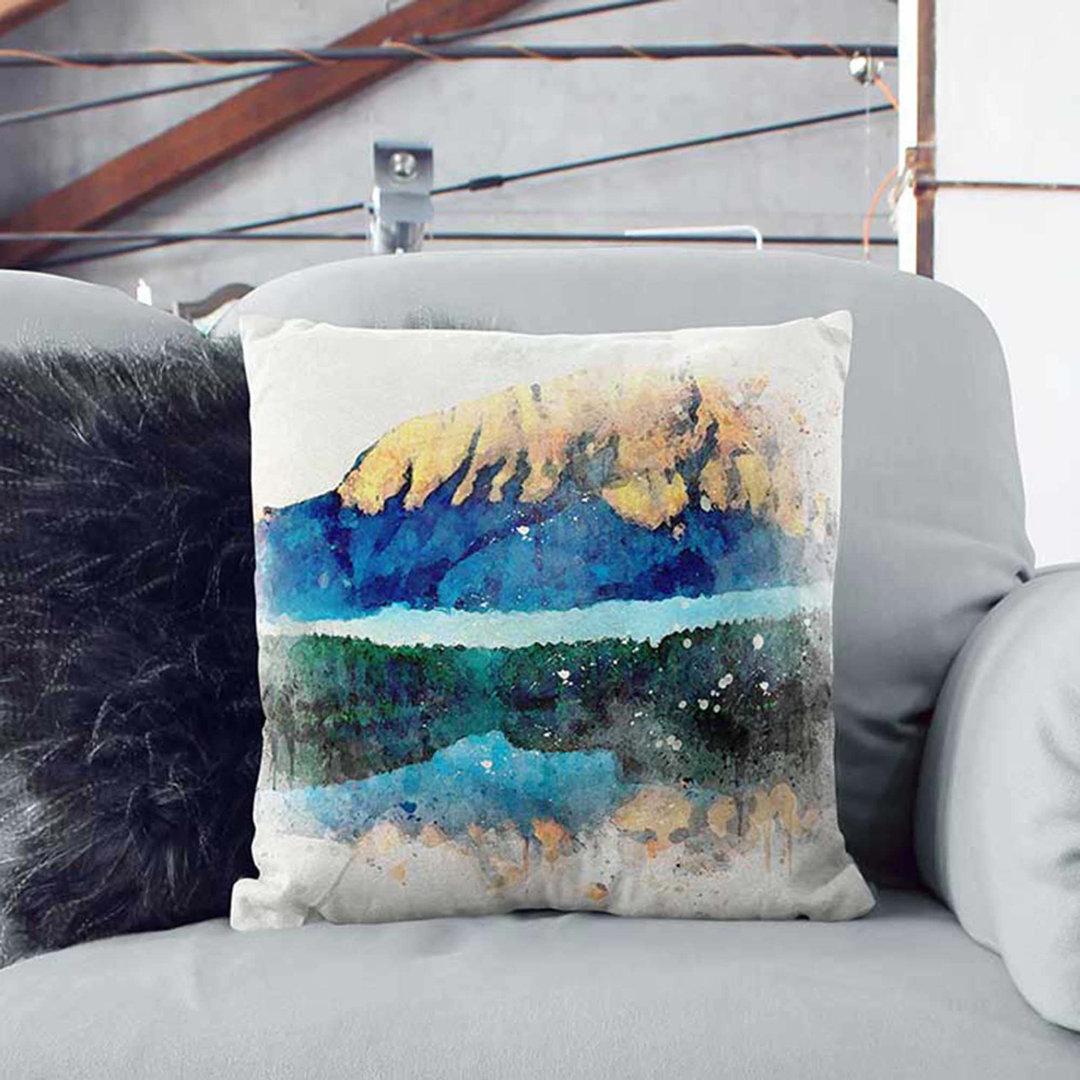 Mountains & Lake Minnewaska Cushion with Filling