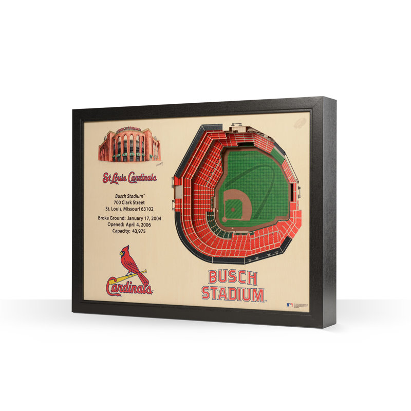 MLB 25-Layer StadiumViews 3D Wall Art, St. Louis Cardinals