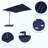 Donrico 98.40'' Cantilever Umbrella with Crank Lift , Counter Weights Included-1798085359