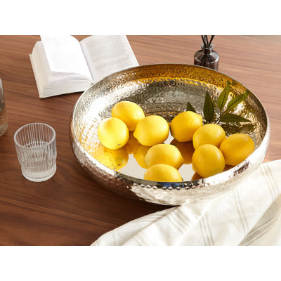 Niobrara Handmade Metal Decorative Bowl - Set of