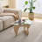 Century Modern Wood Center Table Small Farmhouse Coffee Table For Living Room, Brown-787249121-787249120-787249123