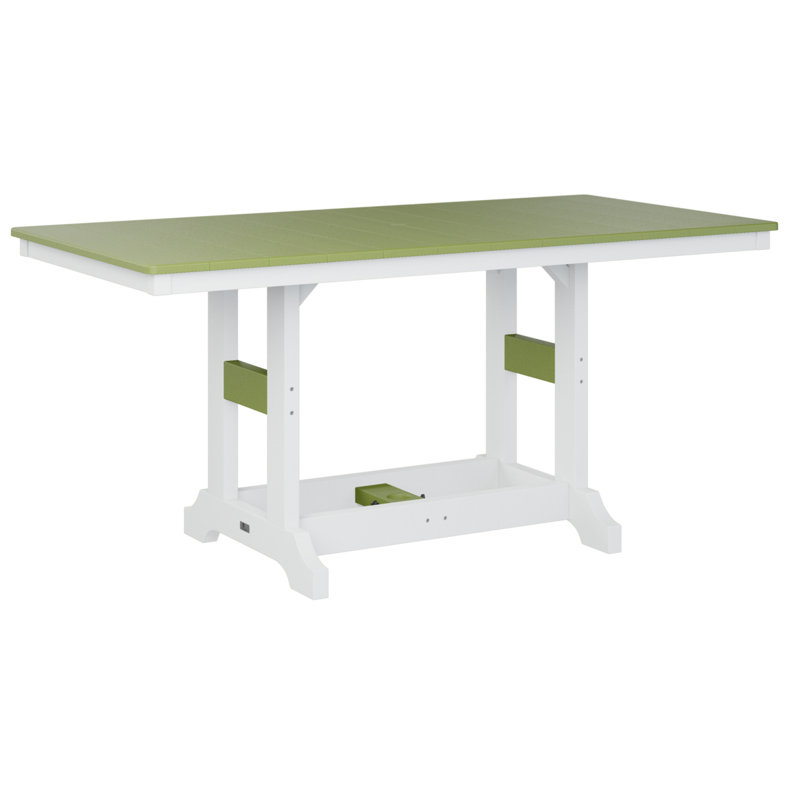 Table de salle à manger rectangulaire Chesterville, Vert kiwi, H 30,87 po x l 66 po x P 33 po