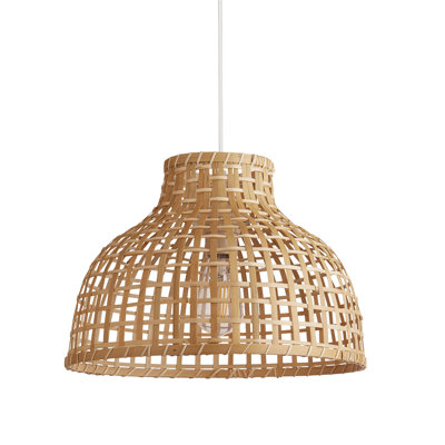 25cm H Bamboo Traditional in Natural