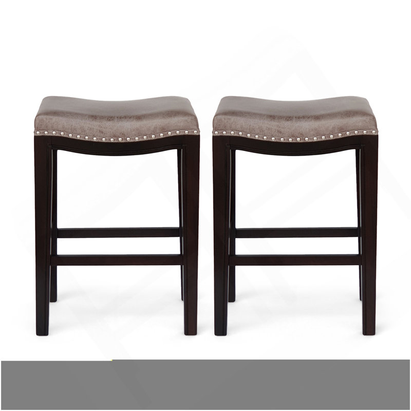 Ensemble de 2 tabourets de comptoir Tiffin, Gris