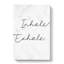 Inhale Exhale V2 - Wrapped Canvas-64081141